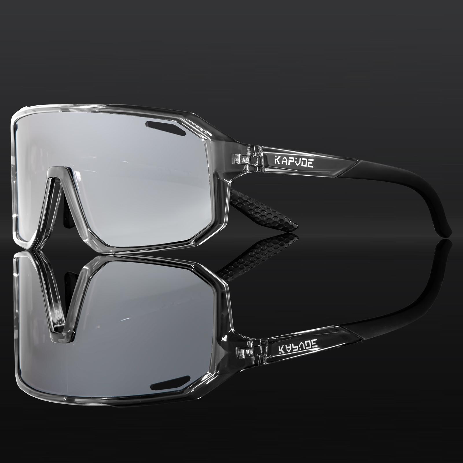 

KAPVOE Kids Cycling Glasses UV400 Photochromic Sunglasses for MTB Road Bike Outdoor Sports Running Eyewear No accessories