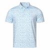 Men's Polo Shirt Short Sleeve Splash Print Design Quick Dry