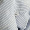 LANVIN LA COLLECTION made in Japan Striped Pattern Long sleeve Cotton shirt Men's Used