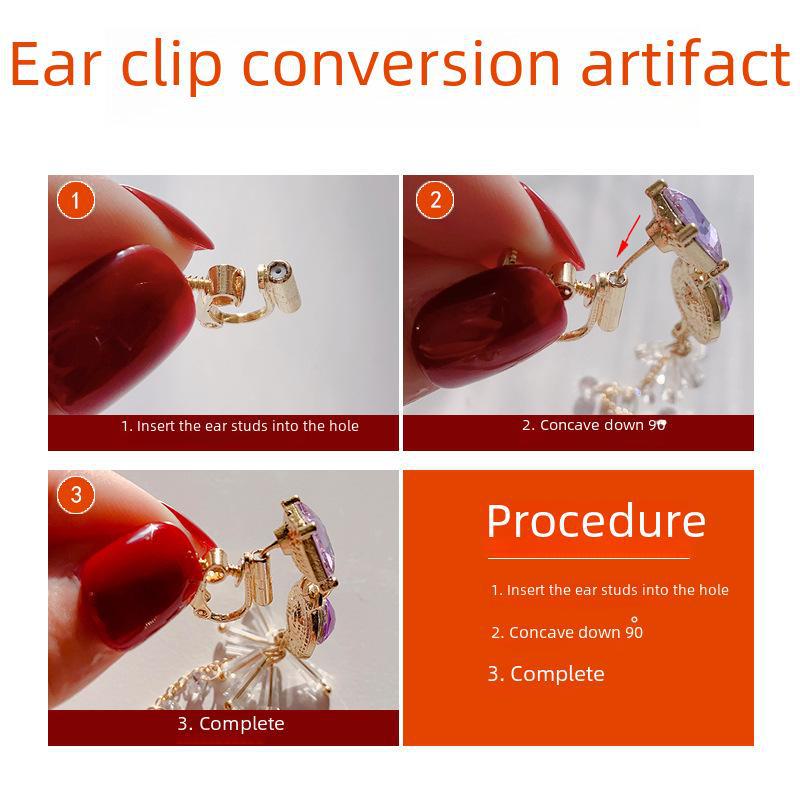 DIY Ear Clip Converter: Transform Ear Studs To Spiral Clips Without Piercing