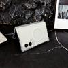Clear Magnetic Shockproof Phone Case for Samsung Z Fold8 Fold8 Wide for Magsafe Edge Protection Wear Resistant Flexible Cover