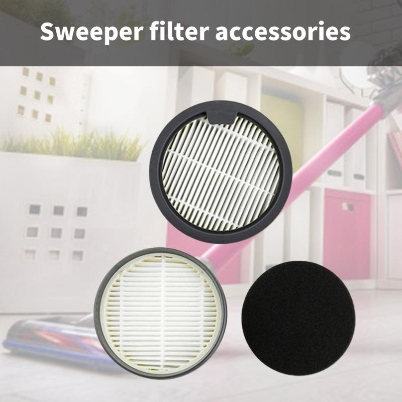 Pack of 3 Vacuum Filter Replacement Part Round Filter Vacuum Cleaner Accessories Replacement Filter for Vacuum Cleaner
