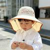 Kids Sun Hat with Large Brim for Boys Girls 50-54cm 2-8 Years Outdoor Hiking Cap Fisherman Beach Hat Quick Dry UPF 50+