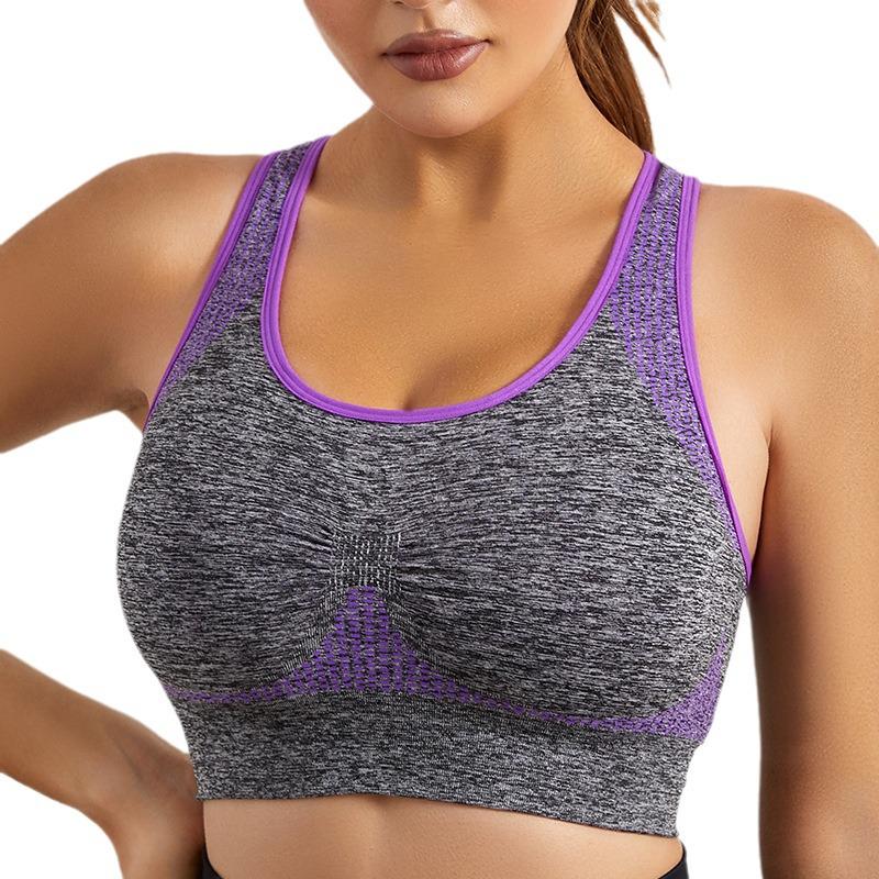 Women's Quick-Dry Shockproof Sports Bra for Running, Yoga, and Fitness - Wire-Free with Anti-Sagging and Beautiful Back Design