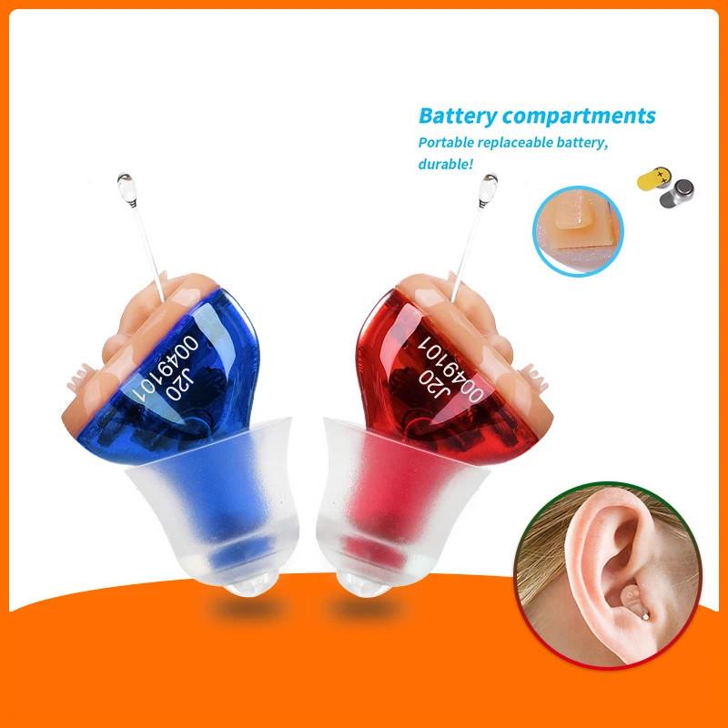 Invisible In-Ear Multi-Color Hearing Aid - English Version