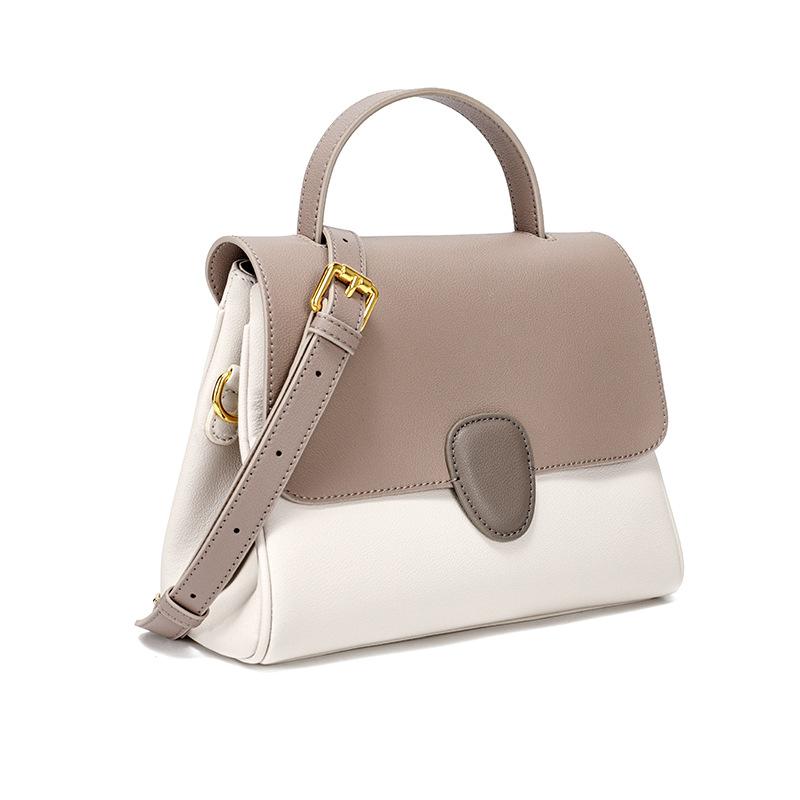 Modische Damen-Tragetasche 2025 Neue Echte Leder Damen-Umhängetasche High-End Nischen-Handtasche Crossbody-Tasche