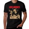Lover Gift Love And Rockets Classic Fan T-Shirt Minimalist Plain Crew Neck T-Shirt