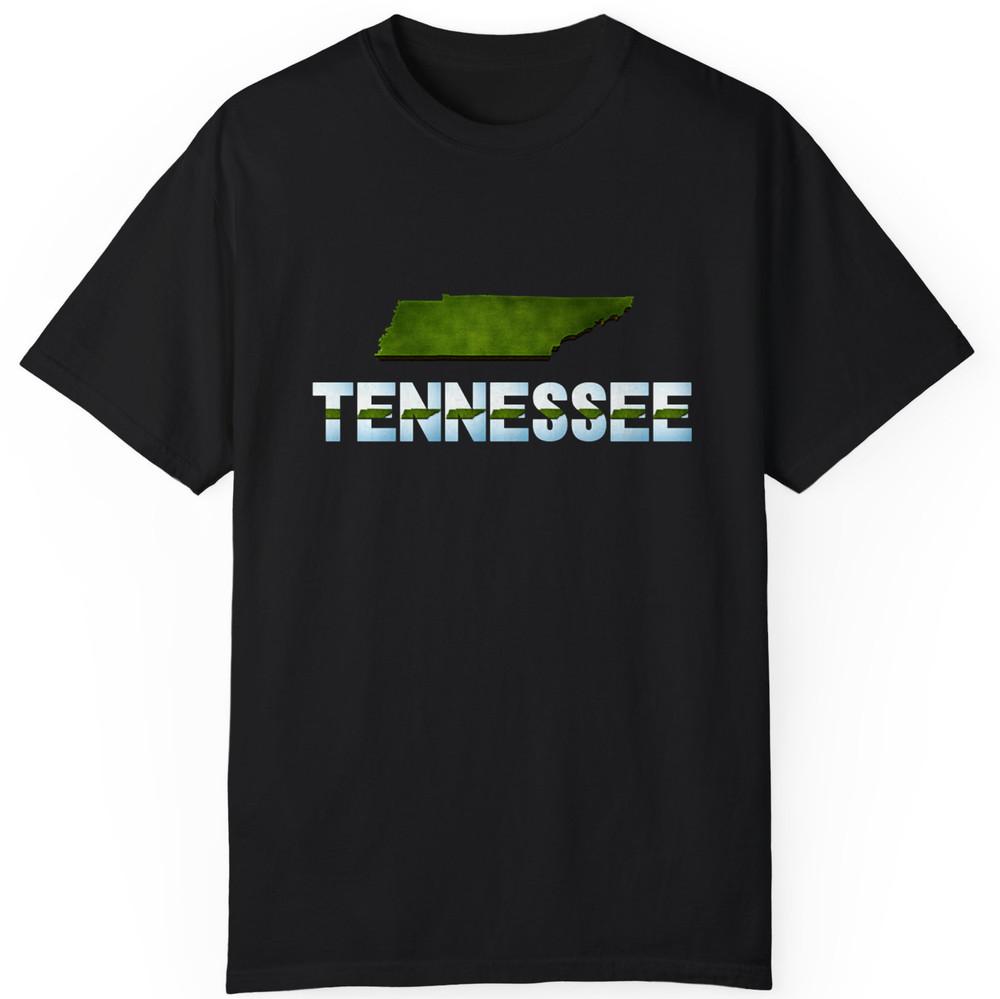 

Best Gift Ladies Or Mens T-shirt Tee Tennessee Volunteer State Map Unisex T-Shirt M