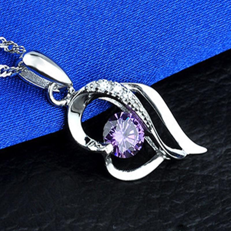 

S925 Серебряный кулон «Любовь» Кулон «Созвездие» Серебряное ожерелье в форме сердца Ювелирные изделия Универсальный серебряный орнамент 925