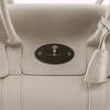 Mulberry Bayswater Tote Tasche HH6592/736W160 Kreide Starkes Korn graues Leder Damen Gebraucht