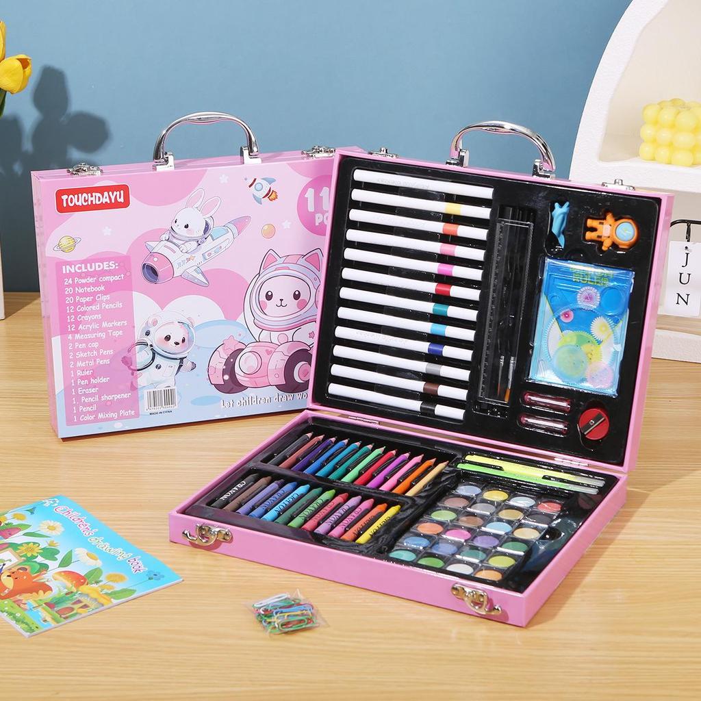 208 Watercolor Pen Set with 150 Brushes - Children's Day Painting Set, Colored Pen Gift for Kids
