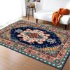 Persian Area Rug Abstract Flower Art Anti-Slip Carpet for Living Room Bedroom Kitchen Floor Mat Home Decor