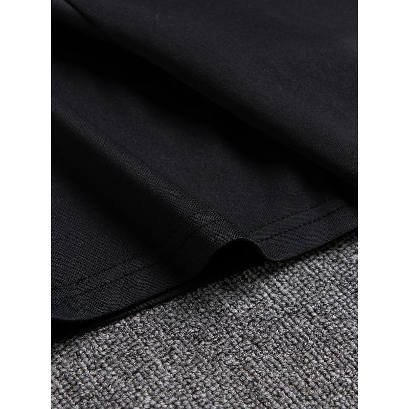 European Sizes Fashionable Casual Men'S Round Neck Short-Sleeve T-Shirt with a Number 5 Handprint Design