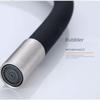 Kitchen Silicone Tube Faucet Stainless Steel Universal Rotating Faucet Household Sink Single Cold Water Tap