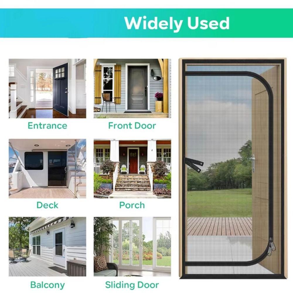 Anti-mosquito Mosquito Net Screen Curtain Durable Door Anti-fly Net Balcony Supplies