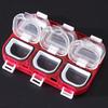 Waterproof Fishing Gear Accessory Box Red Fish Hook Storage Box  Outdoor Fishing