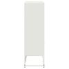 Highboard White 68.5 X 38.5 X 123.5 Cm Steel