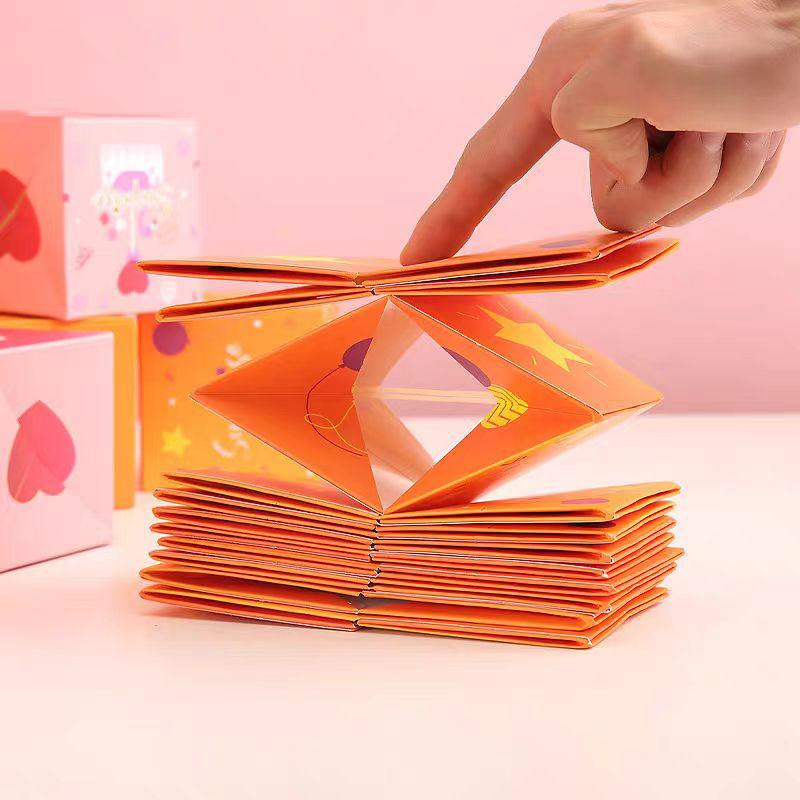 Douyin Style Pop-up Red Envelope Gift Box for Birthday, Qixi Festival, or Valentine's Day Celebrations