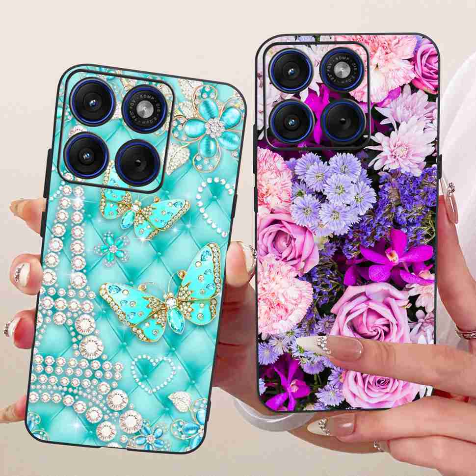 Lovely Cat For Motorola Edge 70 Case Cover Soft Silicone Phone Case For Motorola Edge70 Edge 70 5G Back Cover Bumper
