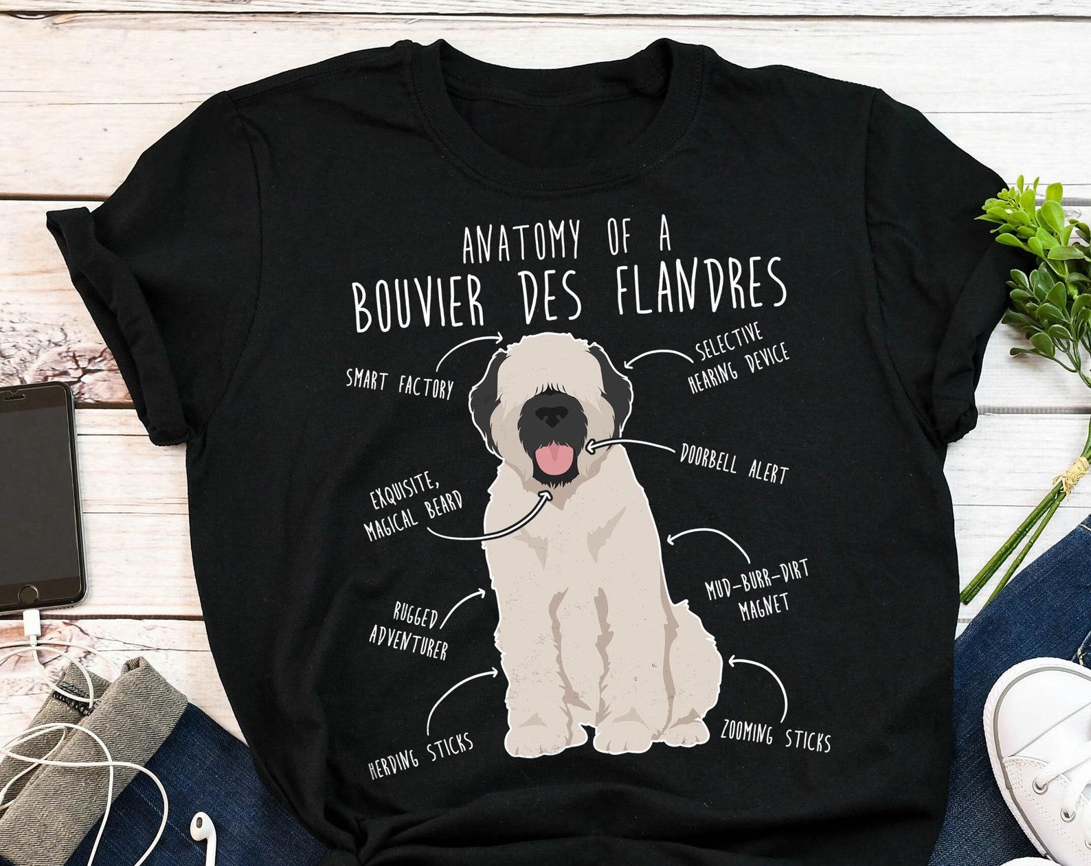 Bouvier Des Flandres Shirt, , Fawn Cream Bouvier, Dog Lover Gift, Cute Dog T-shirt, Pet Lover Tshirt, Tee, Dog Mom, Dog Dad 150