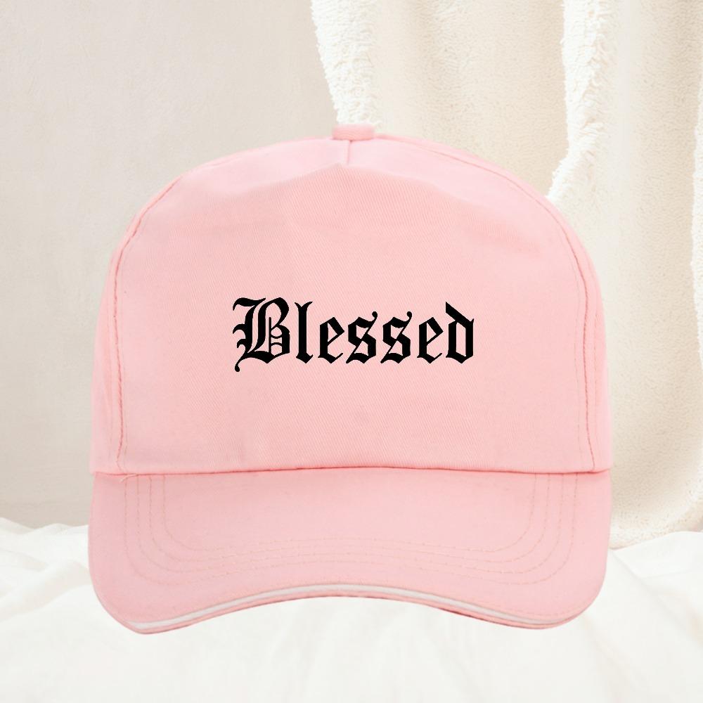 Gesegnete Kreativität Briefmütze Damen Street Casual Baseballkappe Sommer Outdoor Verstellbare Mütze Alle Jahreszeiten Reise Geschenk Kopfbedeckung