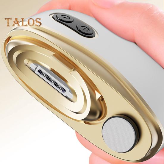 Electric Nail Clipper Polisher with LED Light 2-Speed Rechargeable 3-In-1 Automatic Fingernail File Baby Kids Adults Seniors Manicure Trimmer