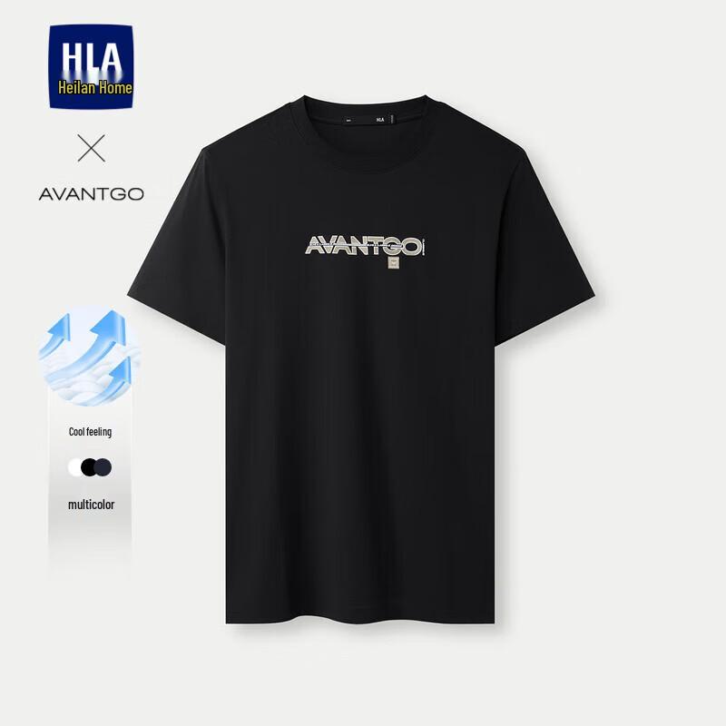 HLA Men s Cooling Round Neck Short Sleeve T-Shirt M