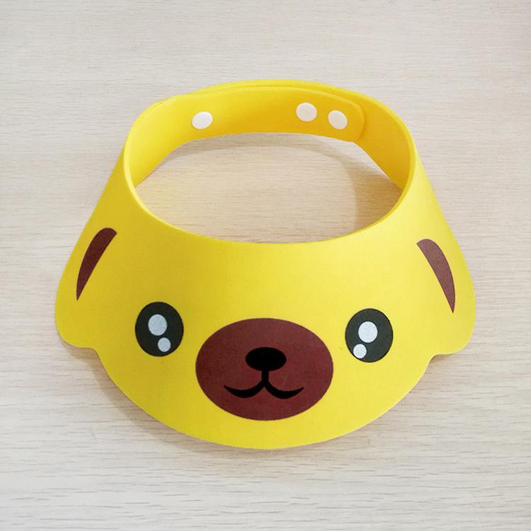 Czepek do mycia włosów dla niemowląt Pogrubiony czepek do mycia włosów dla dzieci Czepek kąpielowy, Kreskówkowy regulowany czepek kąpielowy