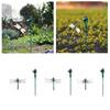 Solar Battery Powered Flying Dragonfly Fluttering for Patio Plants Landscape