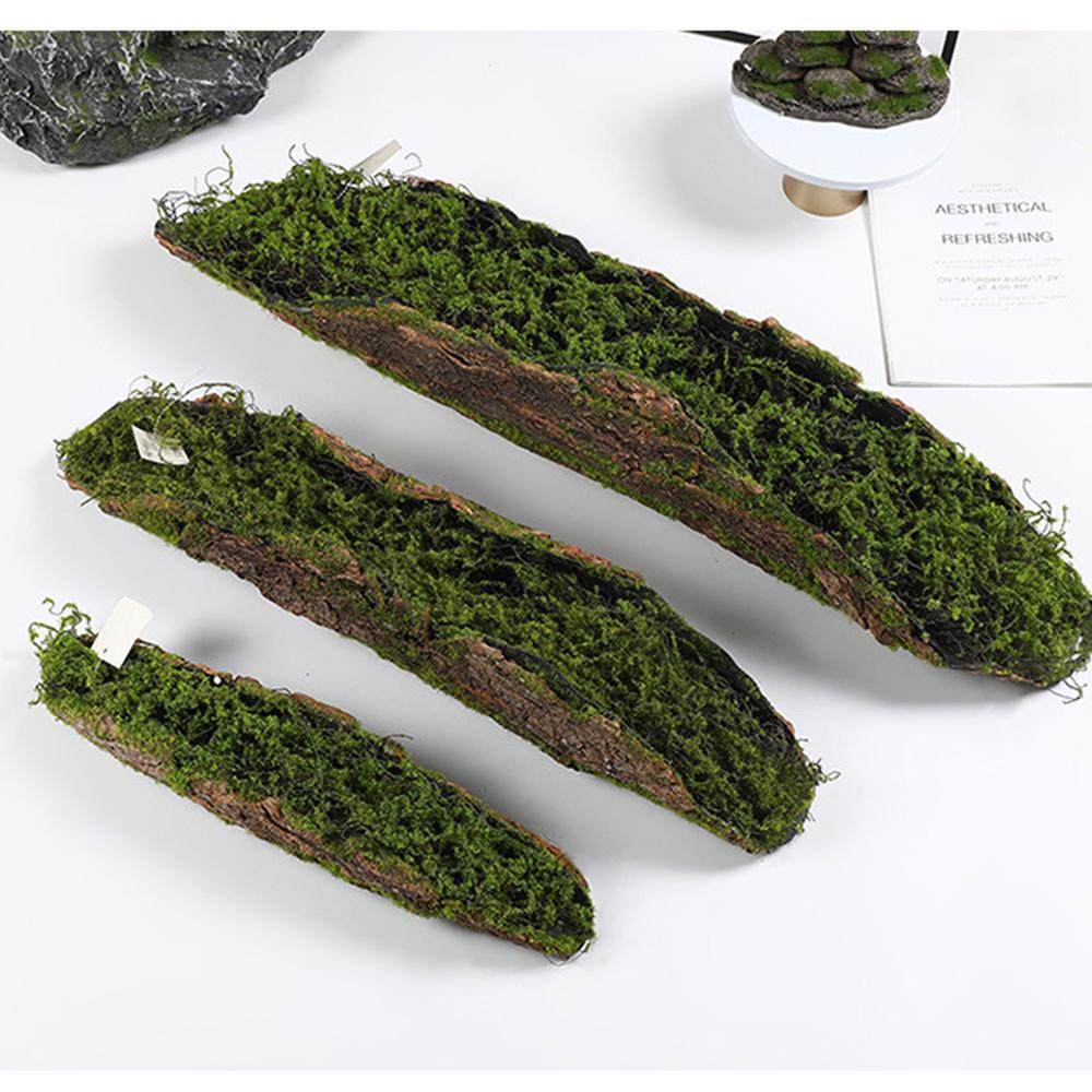 1 Imitationsrinde Moos Pflanzmoosblöcke DIY Simulation Grüne Pflanzen Für Gartendekoration