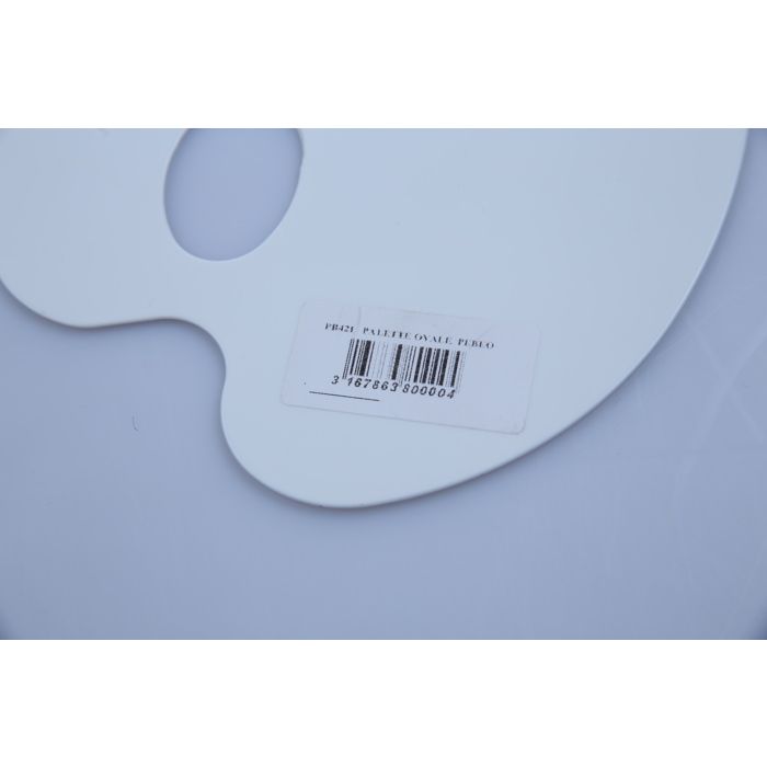 Oval Palette - Pébéo - Plastic - Easy To Clean - Ideal for Mixing Colors - Essential Tool