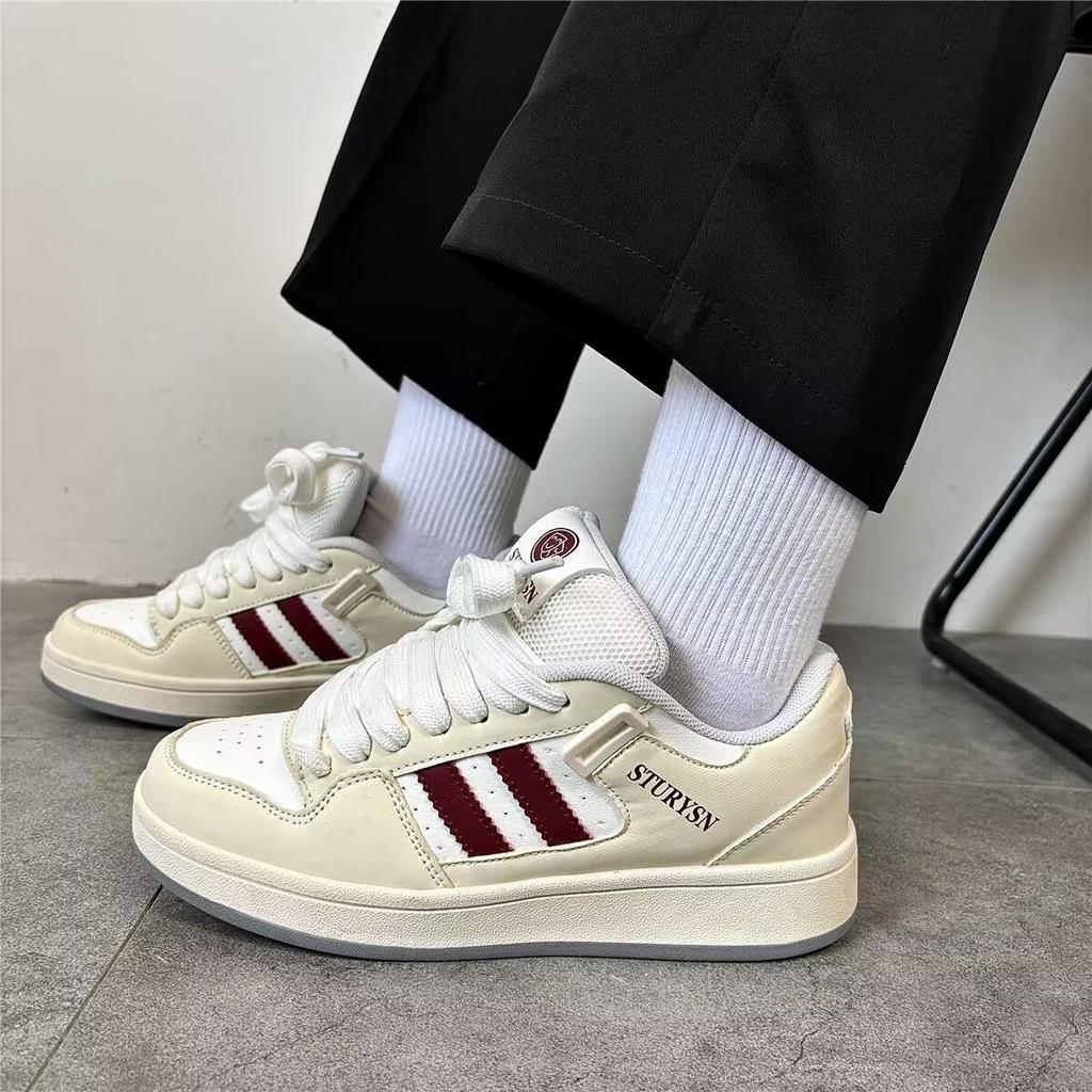 New spring niche retro beige bread shoes ins national versatile street shooting sports and leisure shoes women