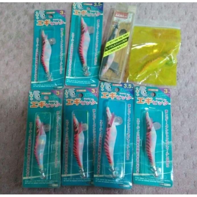 Used Squid fishing Egi 8-piece set