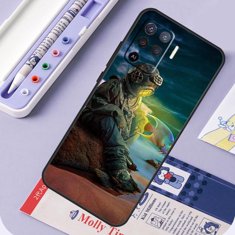 

Scuba Diver Mask Diving For Oppo A94 A74 A54 A15 A18 A38 A58 A78 A98 A40 A60 A80 A16 A76 A96 A57 A17 A77 A5 Pro Case OPPO A78 4G
