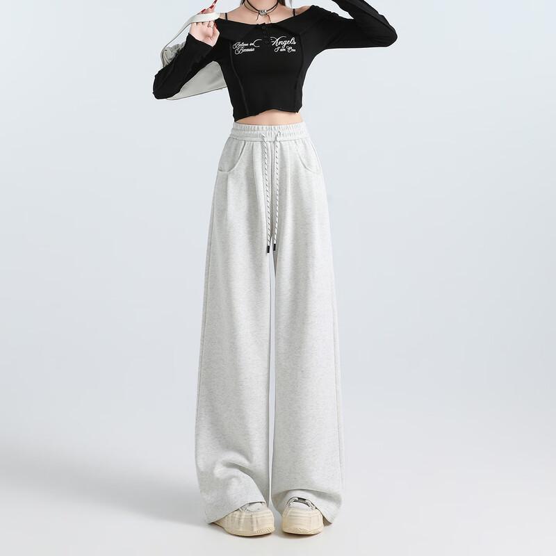 Women's American Style Wide-Leg Sweatpants