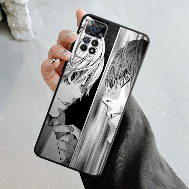 Husă Anime Death Note L Light pentru Xiaomi Redmi Note 11t 11s 11 10 8 Pro 9 9s 9t 8t pentru Mi 10 8 9a 9c 10c 12c K40 K60