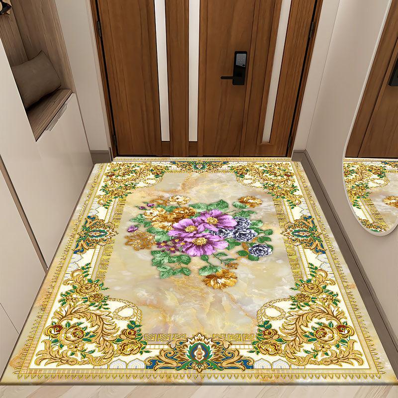 Entrance Mat Anti Slip Foot Mat Bathroom Absorbent Mat Anti Slip Foot Mat Kitchen Door Outdoor Mat