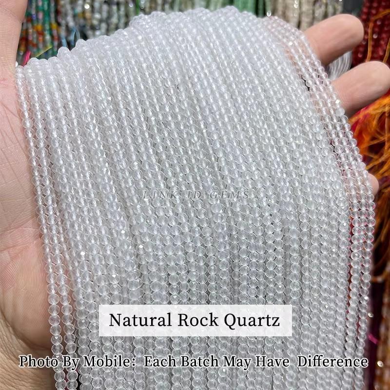 2 3 4mm Natürliche Facettierte Citrin Fluorit Amethyst Steinperlen Runde Mineralperlen Für Schmuckherstellung DIY Armband Zubehör