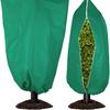 Large Plant Frost Protection Bags - Green PP Anti-Freeze Tree & Shrub Covers with Zipper and Drawstring for Outdoor Winter Weather Conditions