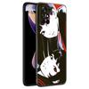 Anime-Telefonkasten im japanischen Stil für Xiaomi Redmi Note 7 8 9 10 Lite 11 11E 11T 12 Pro 11S 4G 10T 5G 8T 9S 10S TPU-Schwarzabdeckung