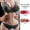 44cm*9kg 3D Silicone Sex Doll TPE Sexy Cleavage Vagina Love Anal Love Adult Sex Toys for Men Liquid Silicone Filled In The Chest Feel Softer