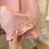 Spring Summer Girls Kids Embroidered Flower Jeans Fashion Fresh Children Pants Korean Breathable Soft Baby Toddler Trousers