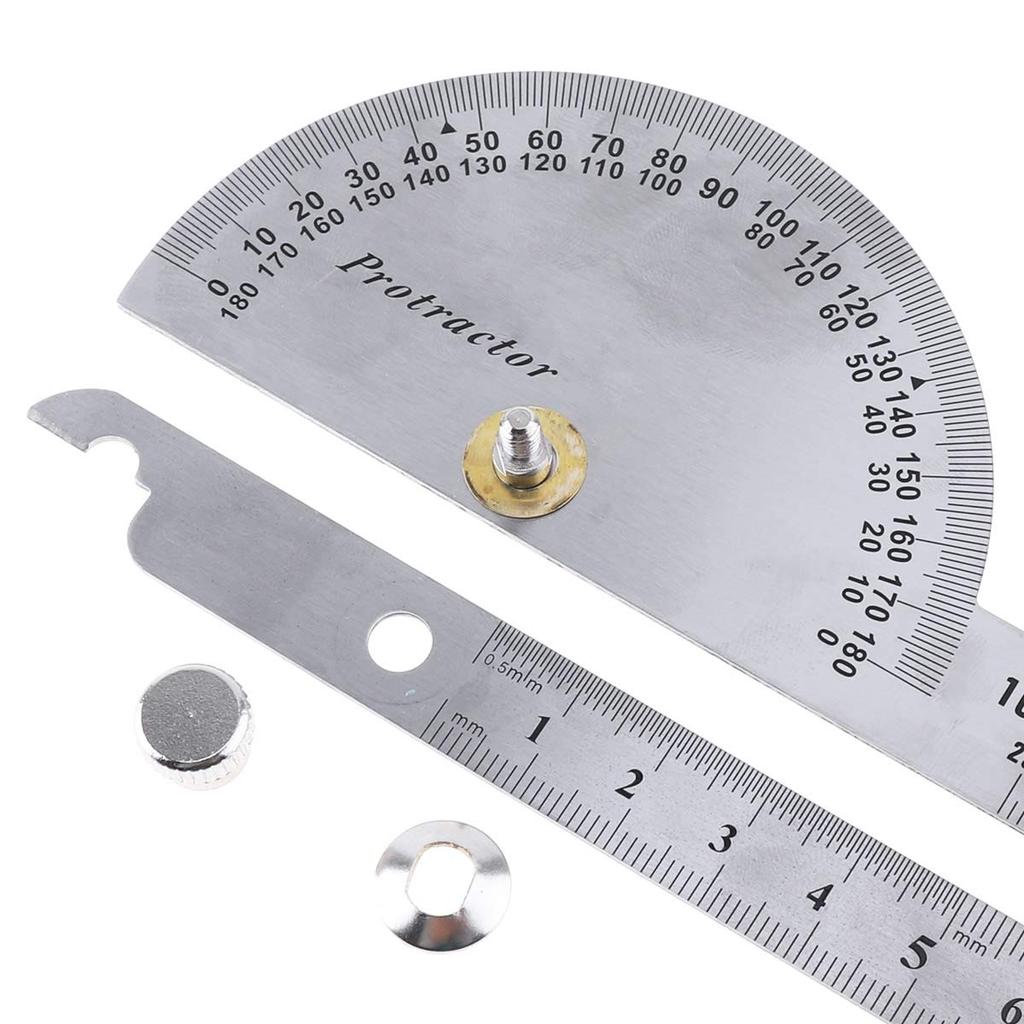 CarAngels Stainless Steel Goniometer, Durable Protractor, Angle Gauge, Angle Ruler, for Angle Measurement (Two 300mm Rods)