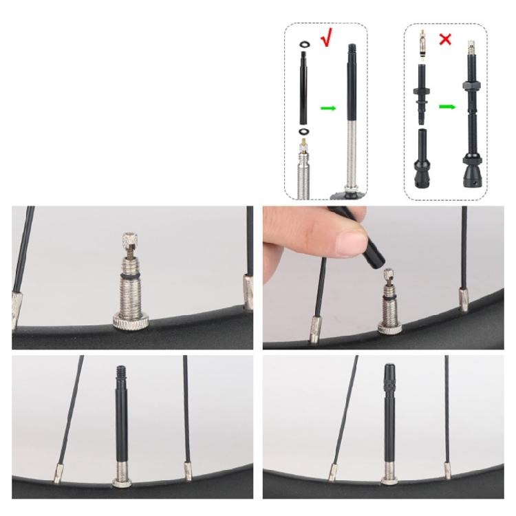 Praktische Fahrradventilverlängerer LKW-Ventilverlängerung Aluminium-Ventilverlängerer für Radsportbegeisterte