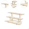 3 Tier Corner Display Rack with Shelves for Craft Shows And Markets