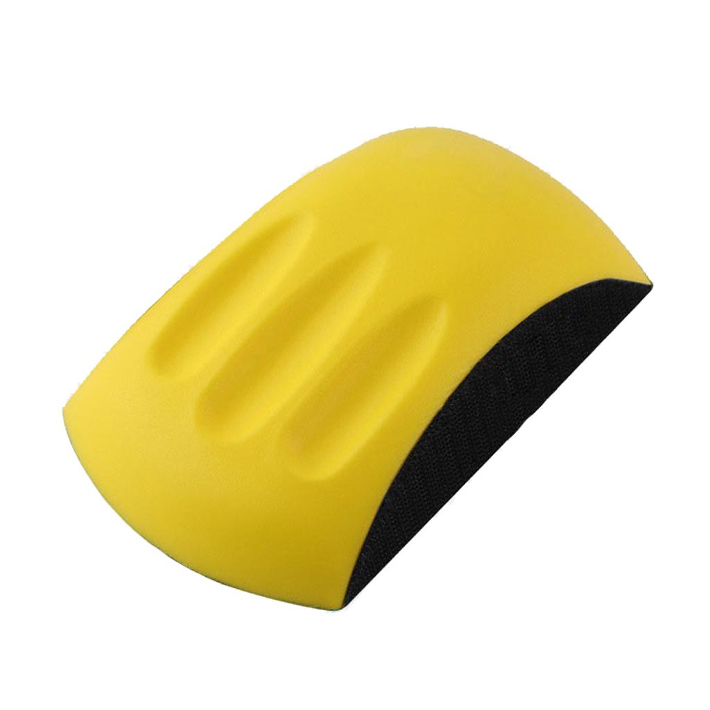 Hand Sanding Block PU Hand Grinding Block for Hook & Loop Sandpaper Sanding Disc