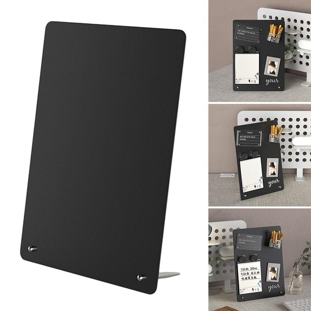 Movable Magnetic Sticker Board Metal Plate Message Reminder Board Desktop Memorandum  Home