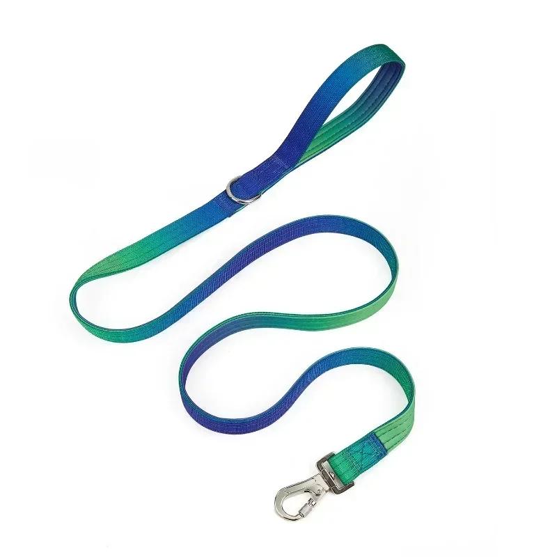 5MM Hundeleinen-Set, schrittweiser Wechsel, doppeltes Nylonhalsband, mittelgroße und große Hunde, Heimtierbedarf, Trainingsseil, Zubehör für große Hunde