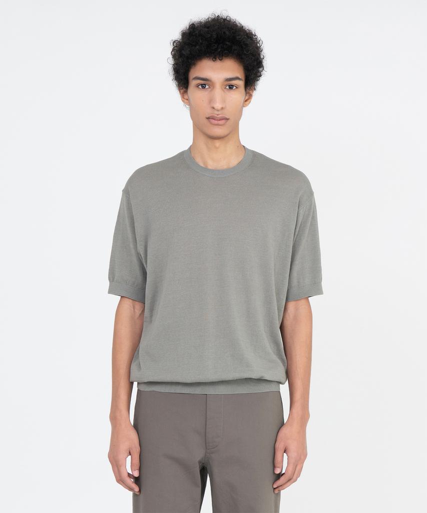 Beulaunyadeu Hard Twist Supima Cotton Half Knit, Washed Gray