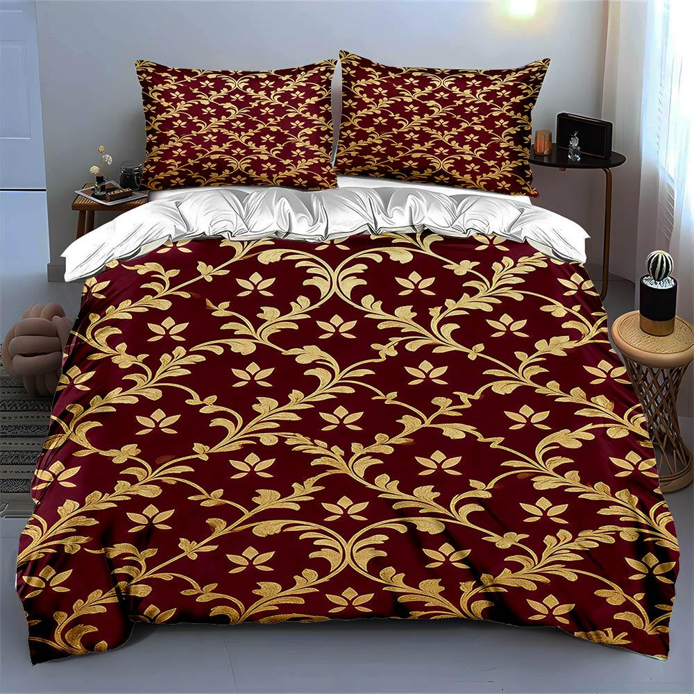Floral, ornate, elegant. Bedding Duvet cover sets Duvet covers Pillowcases gifts (1 * Duvet Cover 2 * Pillowcases, without duvet insert)